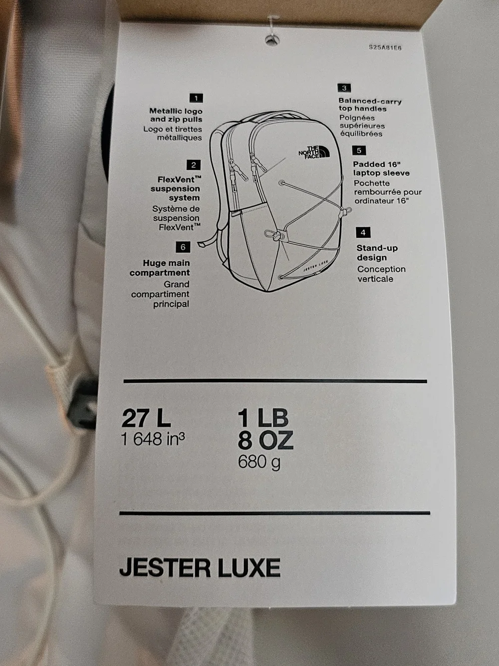 The North Face women’s jester